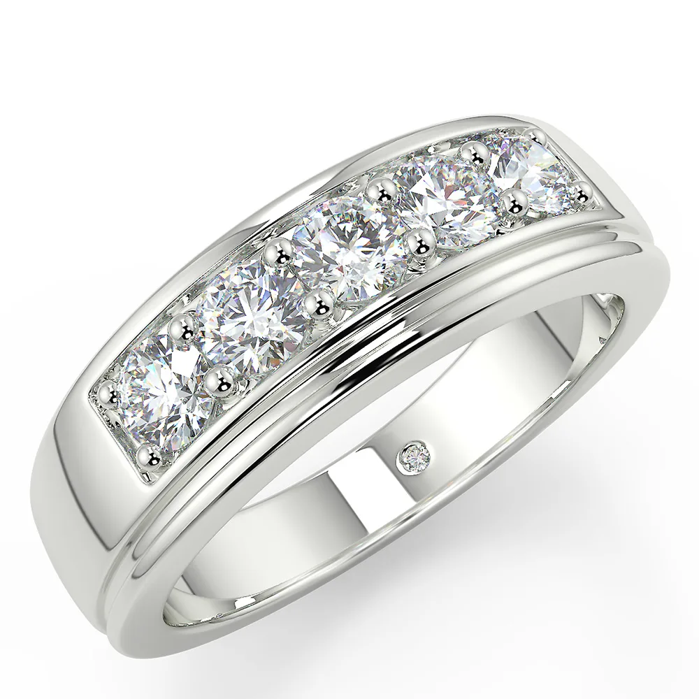 San Moissan USA Vvs/Fg (Near White) Round Brilliant Cut Moissanite Solitaire Engagement Ring For Women…