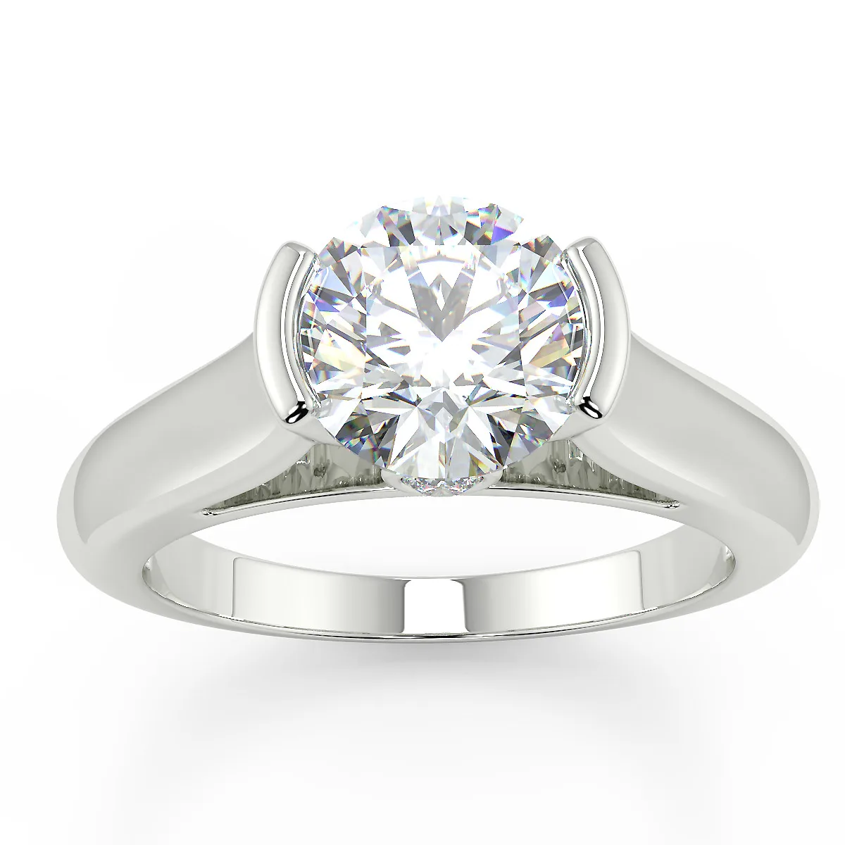 San Moissan USA Moissanite Diamond Wedding Ring For Women