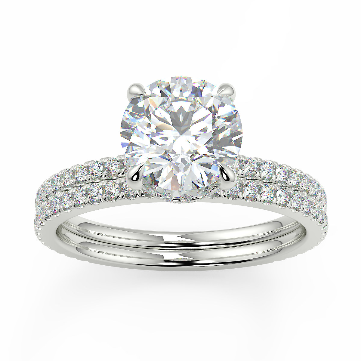 Moissanite Solitaire Engagement Ring | Beautiful Collection | Sanmoissan